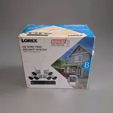 Lorex LHB9061TC6W Wire-Free Security System 1080p 1TB with 6 Cameras