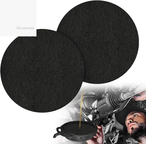 2 Pack 18" Oil Drain Splash Pad Anti Drip Splatter Mat For Transmission Pan Car