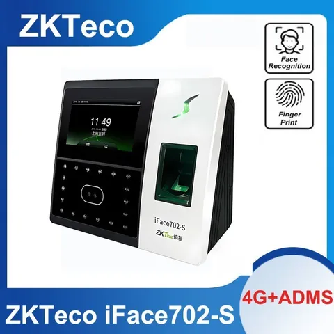 ZKTeco iFace702-S+4G ADMS Biometric Fingerprint Time Attendance Access Control
