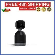 Mini Pan-Tilt Security Camera, HD Video, Alexa Compatible, Indoor Use