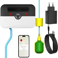 High/Low Sump Pump Alarm WiFi [New Upgrade], Built-in Backup Battery, App Not...