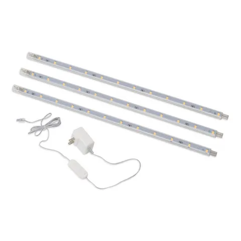 Amerelle USL30HBCC White 12V 3.9W Plug-In LED Strip Light 0.31 W x 12 L in.