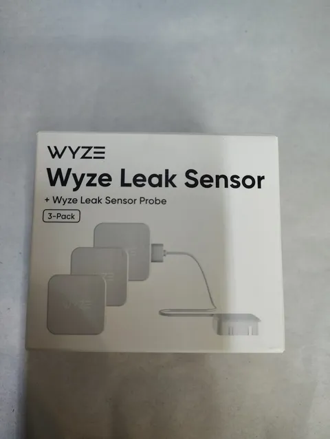 Wyze Leak Sensor 3-Pack with Single Probe - Requires Sense Hub for Alerts