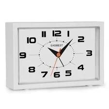 Silent No Ticking Analog Alarm Clock,Crescendo Alarm,Snooze with Light,Tablem...