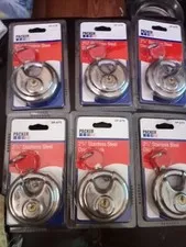 6 Packer One 2 3/4" Stainless Steel Disc Padlock SP-670