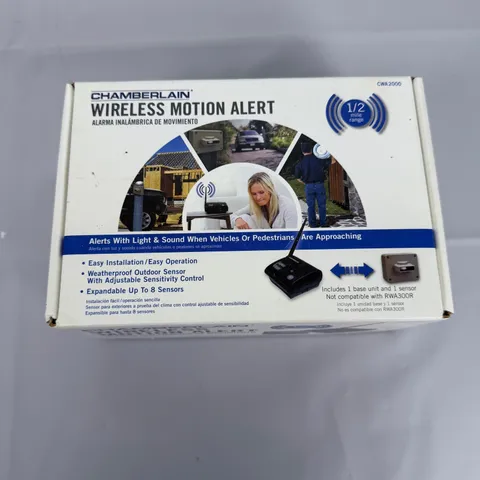 Chamberlain Wireless Motion Alert System CWA2000 1/2 Mile Range Weatherproof