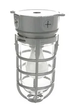Woods L1706 Vandal Resistant Security Light With 9.5" x 4.5" x 4.5", Silver