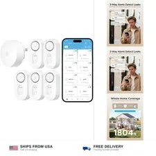 GoveeLife Upgraded Smart Water Leak Detector 1s with 1804 ft Ultra-Long Range...