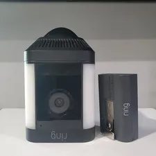 Ring Spotlight Cam Plus, Battery - Black- WORKS GREAT!