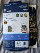 Swann Xtreem4K. 4K WIRE-FREE SECURITY CAMERA. Opened New. Never Used. No Box