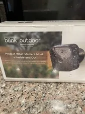 Blink Outdoor 1080p Wireless Wi-Fi Battery Camera, Weatherproof, 2-Way, Black