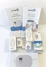 Fortress S03 WiFi Home Security Alarm System Siren Door Window Sensors Keyfobs