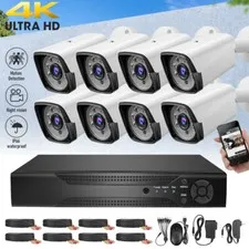 8CH H.265+ 5MP Lite DVR 4K Outdoor CCTV PTZ Home Security Camera System Kit 2026