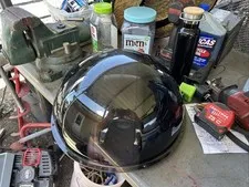 15”. Smoked Acrylic Dome Cover for Security Cameras,  9” Tall