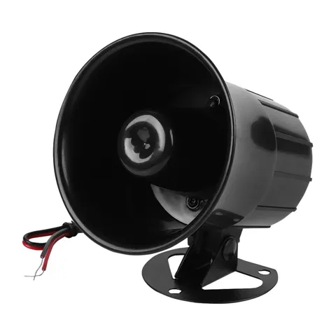 110dB DC 12V Wire Loud Horn Alarm Siren Speaker for Outdoor Security Burglar ...
