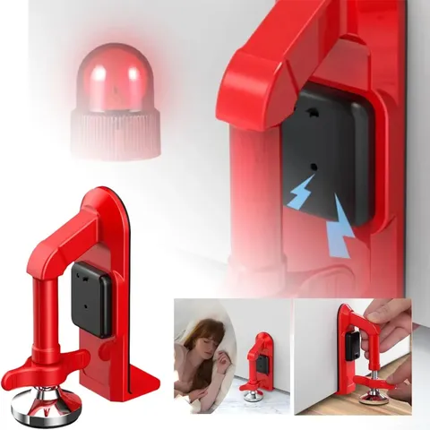 Battery Powered Alarm Door Stopper Door Lock for Women Security Protection Door