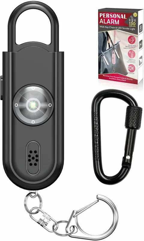 Safe Sound Personal Alarm, 130 Db Loud Siren Song Emergency Security Alarm Keych
