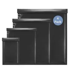 Opastry 4 Pack Faraday Bags for Phones & Tablets & Laptops & Radio, Faraday B...