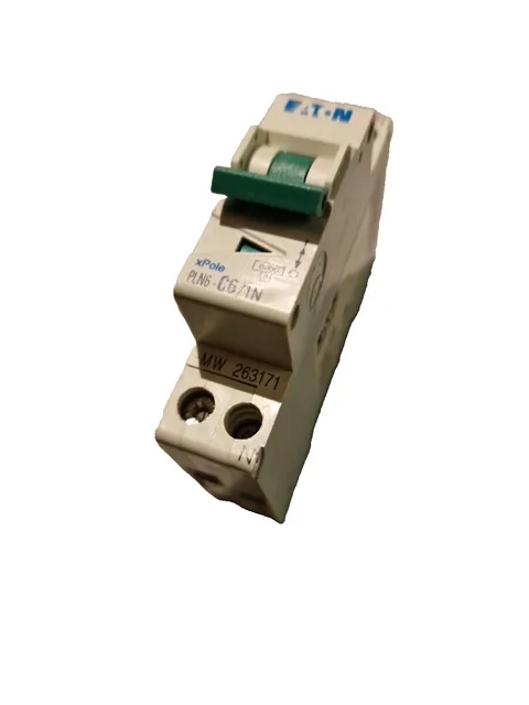 Eaton PLN6-C6/1N-MW Circuit Breaker LS Switch 6A 1+N-P / 263171