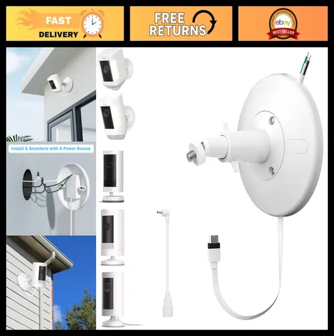 Hardwired Kit for Outdoor/Indoor Security Cameras, IP67 Waterproof, Easy Install