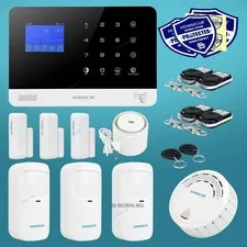 HOMSECUR Wireless WIFI 4G 2G RFID LCD Burglar Alarm Pet Friendly System