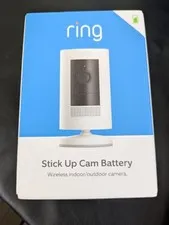 Ring Stick Up Camera Battery HD Security Indoor Outdoor 3rd Gen White NEW