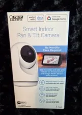 Feit Electric Indoor Security Camera with Motion PLUG-IN DESK CAMERA, White