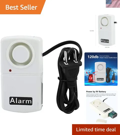 120dB Smart Power Failure Alarm with LED Indicator - Safety for Home & Office