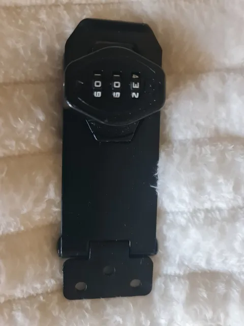 4" Household Cabinet Lock Keyless 3-Digit Password Combination Hasp Latch Lock
