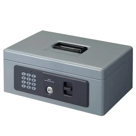 PLUS Electronic Rock Portable Safe, Small Size, Gray, CB-030HL
