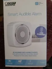 Feit Smart Home Audible Alarm Wireless Smart-Enabled White Security Alarm