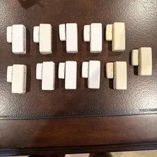 DSC Wireless Door Window Contact Transmitter Beige PACK LOT of 11 Used WORKING