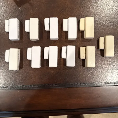 DSC Wireless Door Window Contact Transmitter Beige PACK LOT of 11 Used WORKING