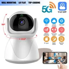 Yi Lot App 5G Wifi IP Security Camera Smart Night Vision Outdoor Indoor Camera
