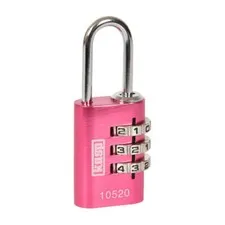 Kasp K10520PIND Aluminum Combination Lock 20mm Pink