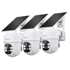 2K Cameras for Home Security-2.4G WiFi Outdoor Camera Wireless Solar/Battery ...