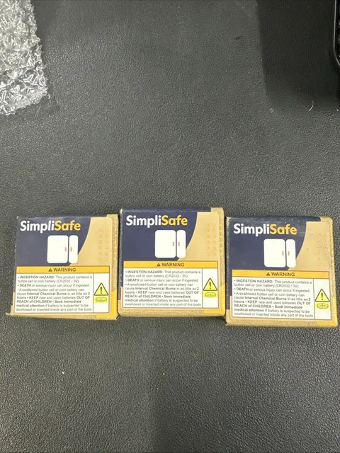 SimpliSafe  - 3x Entry Sensors ( THREE PACK) (Latest generation) (ES3)