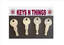 2 X TT TOW TRUST, WITTER, GDW, PCT, TOWBAR KEYS  ACS01 - ACS10 & TR01 - TR10