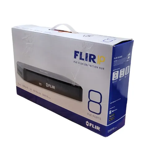 FLIR DNR1182 8-Channel Full HD NVR  2TB HDD - FOR PARTS OR REPAIR (Admin Locked)