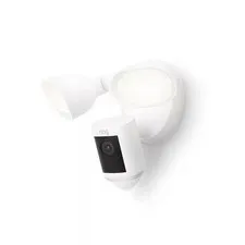 Ring Floodlight Cam Wired Pro w/ Birds Eye View 3D Motion Detection White NEW
