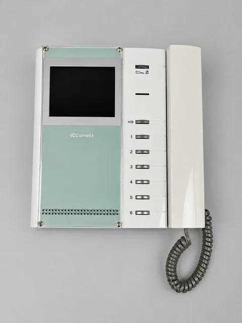 Comelit BRAVO 5702 Video Intercom + 5714C Bracket - Used Working ✅