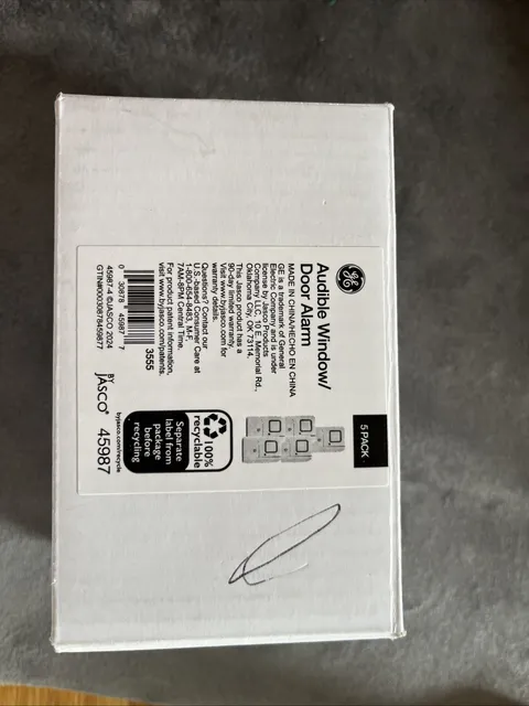 GE Audible Window/Door Alarm 5-Piece Set 45987