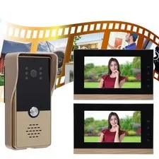 Video Intercom System Wired HD CMOS Sensor One Key Unlocking Touch Control JADI