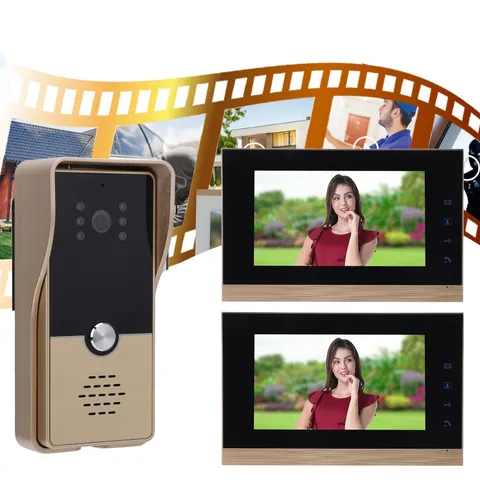 Video Intercom System Wired HD CMOS Sensor One Key Unlocking Touch Control JADI