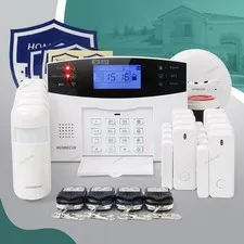 HOMSECUR APP Controlled Wireless &wired WIFI 4G GSM Burglar Alarm System