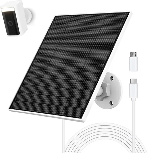 5W Solar Panel Compatible with Wyze Battery Cam Pro, Cam Outdoor V1, Cam Outdoor