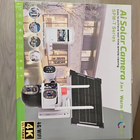 AiSolarCamera T33-WiFi 4G/Wi-Fi 4K IP Surveillance Camera EseeCloud Solar/USB