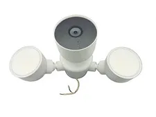 Google Nest Cam Outdoor Surveillance Camera - Snow (w/ Floodlight) - UD READ