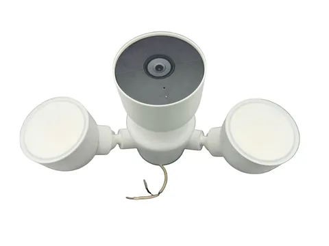 Google Nest Cam Outdoor Surveillance Camera - Snow (w/ Floodlight) - UD READ