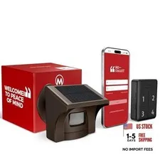 Pro 4 Smart Solar Driveway Alarm (2.4G Wi-Fi Only) - 1 APP base with 1 sensor